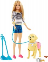 Lalka Barbie Walk and Potty Pup DWJ68 