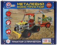 Klocki Tehnok Tractor with Trailer 4876 
