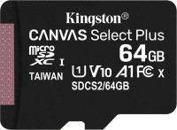 Zdjęcia - Karta pamięci Kingston microSD Canvas Select Plus 64 GB