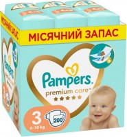 Підгузки Pampers Premium Care 3 / 200 pcs 