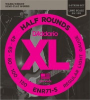 Zdjęcia - Struny DAddario XL Half Rounds Bass 5-String 45-130 