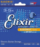 Струни Elixir Electric Nanoweb Baritone 12-68 