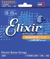 Фото - Струни Elixir Electric 7-String Nanoweb Light 10-56 