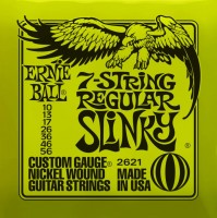 Фото - Струни Ernie Ball Slinky Nickel Wound 7-String 10-56 