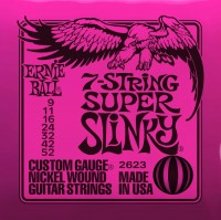 Struny Ernie Ball Slinky Nickel Wound 7-String 9-52 