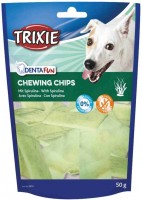 Zdjęcia - Karm dla psów Trixie Denta Fun Spirulina Chewing Chips 50 g 