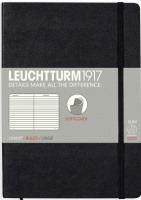 Notatnik Leuchtturm1917 Ruled Notebook Soft Black 