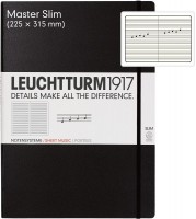 Фото - Блокнот Leuchtturm1917 Staves Master Slim Black 