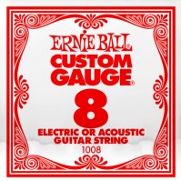 Фото - Струни Ernie Ball Single Plain Steel 8 