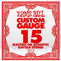 Struny Ernie Ball Single Plain Steel 15 