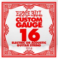 Zdjęcia - Struny Ernie Ball Single Plain Steel 16 