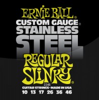 Фото - Струни Ernie Ball Slinky Stainless Steel 10-46 