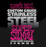 Струни Ernie Ball Slinky Stainless Steel 9-42 