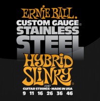 Фото - Струни Ernie Ball Slinky Stainless Steel 9-46 