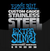 Фото - Струни Ernie Ball Slinky Stainless Steel 8-38 