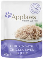 Karma dla kotów Applaws Adult Chicken/Liver Jelly Pouch 