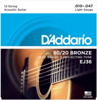 Струни DAddario 80/20 Bronze 12-String 10-47 