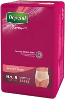 Фото - Підгузки Depend Pants Woman M/L / 8 pcs 