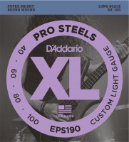 Струни DAddario XL ProSteels Bass 40-100 