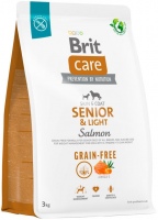 Фото - Корм для собак Brit Care Grain-Free Senior/Light Salmon 3 кг
