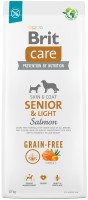 Zdjęcia - Karm dla psów Brit Care Grain-Free Senior/Light Salmon 12 kg