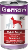 Karm dla psów Gemon Adult Canned Maxi Breed Beef 1.25 kg 1 szt.