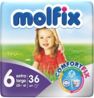 Zdjęcia - Pielucha Molfix Comfort Fix 6 / 36 pcs 