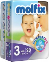 Zdjęcia - Pielucha Molfix Comfort Fix 3 / 68 pcs 