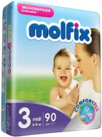 Zdjęcia - Pielucha Molfix Comfort Fix 3 / 90 pcs 