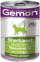 Фото - Корм для кішок Gemon Adult Rabbit Canned 415 g 
