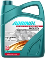 Фото - Моторне мастило Addinol Eco Synth 10W-40 4 л