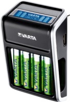 Фото - Зарядка для акумуляторної батарейки Varta LCD Plug Charger + 4xAA 2100 mAh 