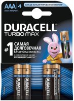 Акумулятор / батарейка Duracell  4xAAA Turbo Max MX2400