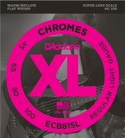 Struny DAddario XL Chromes Bass Flat Wound SL 45-100 