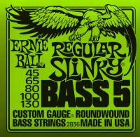 Фото - Струни Ernie Ball Slinky Nickel Wound Bass 5-String 45-130 