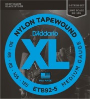 Struny DAddario XL Nylon Tapewound Bass 5-String 50-135 