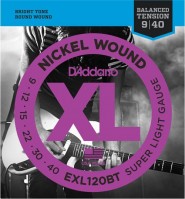 Struny DAddario XL Nickel Wound 9-40 