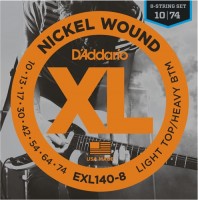 Струни DAddario XL Nickel Wound 8-String 10-74 