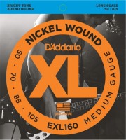 Фото - Струни DAddario XL Nickel Wound Bass 50-105 