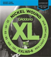 Struny DAddario XL Nickel Wound Bass 6-String 32-135 
