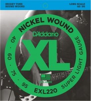 Фото - Струни DAddario XL Nickel Wound Bass 40-95 