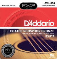 Zdjęcia - Struny DAddario EXP Coated Phosphor Bronze 13-56 