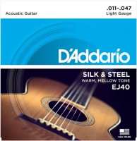 Струни DAddario Folk Silk and Steel 11-47 