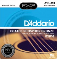 Zdjęcia - Struny DAddario EXP Coated Phosphor Bronze 12-53 