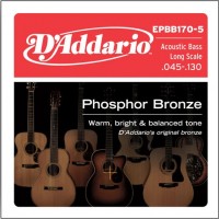 Струни DAddario Phosphor Bronze Acoustic Bass 5-String 45-130 