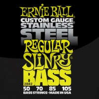 Фото - Струни Ernie Ball Slinky Stainless Steel Bass 50-105 