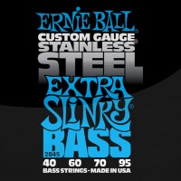 Фото - Струни Ernie Ball Slinky Stainless Steel Bass 40-95 