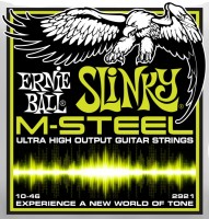 Фото - Струни Ernie Ball Slinky M-Steel 10-46 
