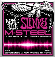 Struny Ernie Ball Slinky M-Steel 9-42 