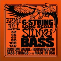 Фото - Струни Ernie Ball Slinky Nickel Wound Bass 32-130 